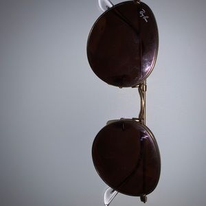 Ray-Ban RB3447 Round Metal Sunglasses Gold